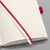 Sigel CONCEPTUM A5 Casebound Soft Cover Notebook Ruled 194 Pages Red