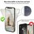 NALIA 360 Gradi Cover compatibile con Apple iPhone X XS, Totale Custodia Protezione, Silicone Trasparente Sottile Full-Body Telefono Cellulare Case, Protettiva Bumper Guscio Gol...