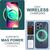 MagSafe Hülle Hybrid für iPhone 15 Pro Frosted Hard Case Handyhülle Schutz Rand Dunkel-Blau