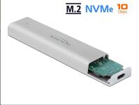Delock External Enclosure for M.2 NVMe PCIe SSD with SuperSpeed USB 10 Gbps (USB 3.2 Gen 2) USB Type-CT female