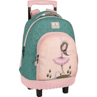 MOCHILA GDE. C/RUEDAS COMPACT SANTORO™’S MIRABELLE "SWAN LAKE"