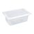 Vogue 1/4 Gastronorm Container with Lid Made of Polypropylene 100mm 2.5Ltr