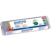GIOTTO Pâte à modeler Patplume 350 g / Argent - produit supprimé à épuisement du stock