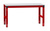 ESD-Arbeitstisch MULTIPLAN Standard Grundtisch mit Kautschukplatte, BxTxH = 1250 x 600 x 760-870 mm | LMK3023.3003