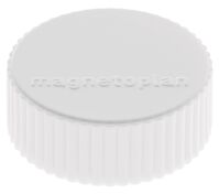 magnetoplan Magnete Discofix Magnum, 10 Stk. (Weiß/White)