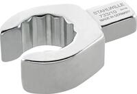 Einsteck-Ringschlüssel offen 24mm 9x12mm Stahlwille