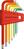 Winkelschraubendreher- Satz im Kunststoffhalter 7-teilig 1,5-6mm Rainbow Kugelko