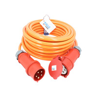 Kalle Verlängerungskabel CEE 400V 32A 4,0mm Extreme Signal Orange IP44 20 Meter