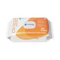 UNIWIPE CLINICAL MIDI WIPES PK200