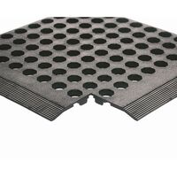 Nitrile rubber anti-fatigue mat - Black, general purpose.