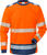 High Vis T-Shirt Langarm Kl.3 7724 THV Warnschutz-orange/marine Gr. XXXXL