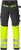 High Vis Stretch-Handwerkerhose Kl.1, 2568 STP Warnschutz-gelb/schwarz - Rückansicht