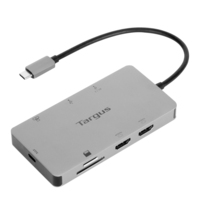 DOCK423EU - Wired - USB 3.2 Gen 1 (3.1 Gen 1) Type-C - 100 W - Silver - MicroSD