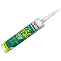 Everbuild 450TR Builders Silicone Sealant Clear 310ml 450