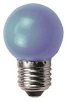 SUH LED-Globe 3SMD 45x72mm E27 30277 220V/AC 0,8W 38Lm blau 100o matt