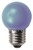 SUH LED-Globe 3SMD 45x72mm E27 30277 220V/AC 0,8W 38Lm blau 100o matt