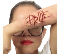 Maquillaje FXs de Letras Pride Orgullo T.Única
