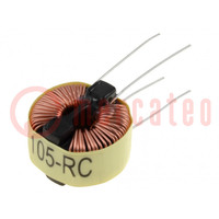 Inductor: wire; THT; 4.25mH; 1A; 125mΩ