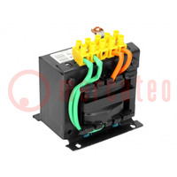 Transformador: de red; 100VA; 400VAC; 24V; Sal: bloque de bornes