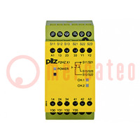 Module: safety relay; P2HZ X1; 24VDC; OUT: 4; -25÷55°C; PNOZ X