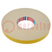 Tape: fixing; W: 19mm; L: 25m; Thk: 1100um; double-sided; acrylic