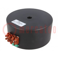 Transformer: toroidal; 300VA; 230VAC; 12V; 29.17A; Ø: 124mm; H: 65mm