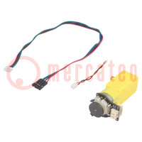 Motor: DC; with encoder,with gearbox; Gravity; 3÷7.5VDC; 2.8A