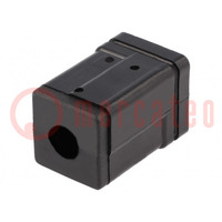 Mounting coupler; for profiles; W: 27mm; H: 42mm; Int.thread: M10