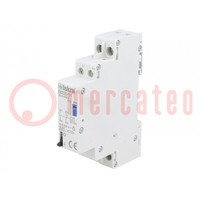 Relay: installation; bistable,impulse; NC + NO; Ucoil: 24VDC; 20A