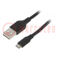 Kabel-adapter; 1,2m; USB; mannelijk,USB A