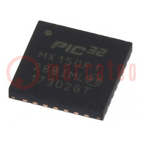 IC: microcontrolador PIC; 128kB; 2,3÷3,6VDC; SMD; QFN28; PIC32