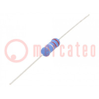 Resistor: metal oxide; 220mΩ; 2W; ±5%; Ø5x12mm; -55÷155°C
