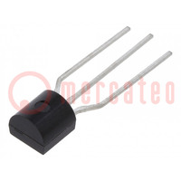 Thyristor; 600V; Ifmax: 0.8A; 0.5A; Igt: 200uA; TO92; THT; Ammo Pack
