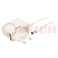 Power supply: switching; mains,plug-in; 5VDC; 2A; 10W; Plug: EU