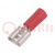 Terminal: flat; 6.3mm; 0.8mm; female; 0.5÷1mm2; crimped; for cable