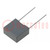 Kondensator: Polyester; 100nF; 250VDC; 10mm; ±10%; 13x4x9mm; THT