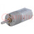 Motor: DC; with gearbox; 6VDC; 2.9A; Shaft: D spring; 75rpm; 195: 1