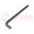 Wrench; Hex Plus key; HEX 1/2"; Overall len: 224mm; steel