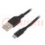 Kábel-adapter; 1,2m; USB; apa,USB A