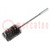 Brush; 38mm; L: 200mm; Mounting: rod 8mm; wire