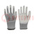 Protective gloves; ESD; L; grey; <10MΩ