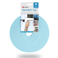 VELCRO® One Wrap® Bande 16 mm, turquoise, 25 m