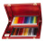 Pastellkreidestift STABILO® CarbOthello, Holzkoffer mit allen 60 Stiften