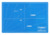 Schneidematte DIN A3 Dahle 10691, Kunststoff, 450 x 300 mm, 3 mm, blau/blau
