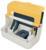 Mobile Aufbewahrungsbox Cosy, ABS-Kunststoff, hellgrau/gelb