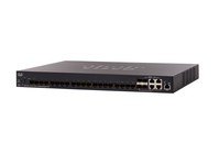 Cisco SX350X-24F Stackable Managed Switch | 24 Ports 10 Gigabit Ethernet (GbE) | 20 Slots SFP+ | 4 x 10G Combo SFP+ | Limited Lifetime Protection (SX350X-24F-K9-UK)