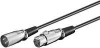 Microconnect XLRMF10 Audio-Kabel 10 m XLR (3-pin) Schwarz
