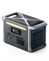 Anker 757 Portable Power Station, PowerHouse 1229Wh LiFePo4 Battery, 1500W Solar Generator with 2 AC Outlets (Solar Panel Optional), 2 USB - C Ports 100W Max, LED Light For Camp...