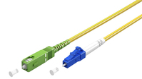 Goobay 59649 InfiniBand/fibre optic cable 2 m SC LC FTTH OS2 Yellow