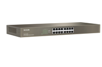Tenda TEG1016G Netzwerk-Switch Unmanaged Gigabit Ethernet (10/100/1000) 1U Blau